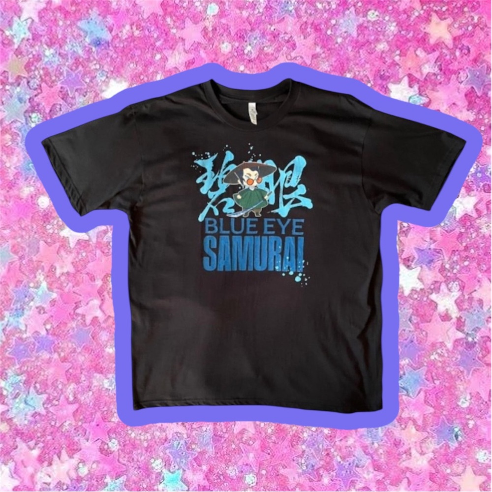 Netflix Blue Eye Samurai tshirt XL NWOT ANIME cartoon graphic tee shirt ninja